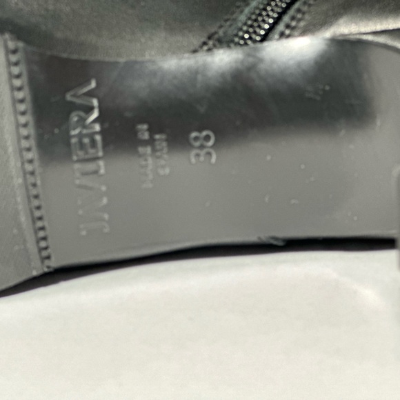 Javiera Booties Boots 2201 Studs Leather Ankle Boots Pointy Toe Heel Zip Spain - Picture 11 of 16